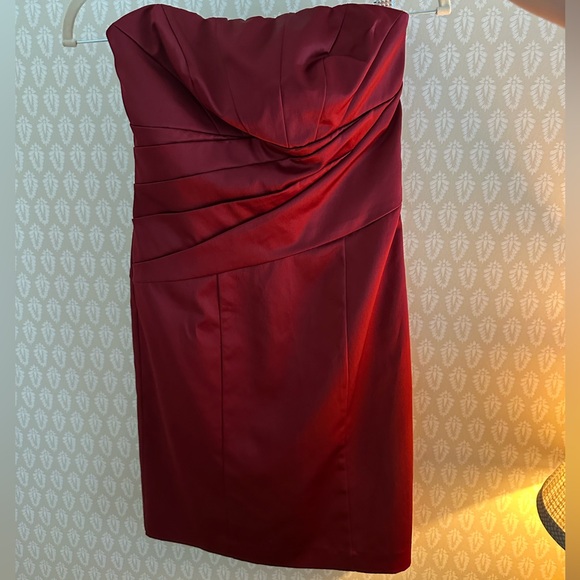 The Limited Strapless Red Dress - Picture 1 of 6